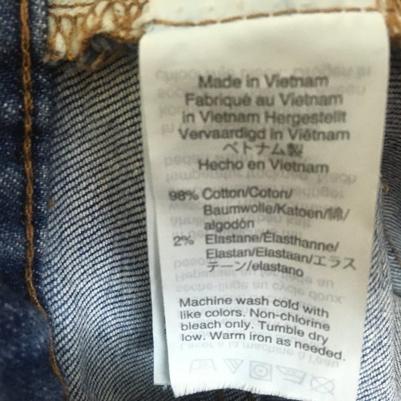 Madewell The High Rise Slim BoyJean Jeans Size 23 Stretch Denim - Picture 11 of 12